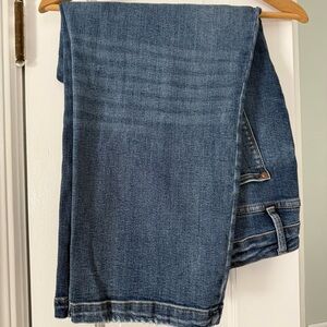 Judy Blue High Waist Medium Wash Cropped Wide Leg Denim Jean Size 16W